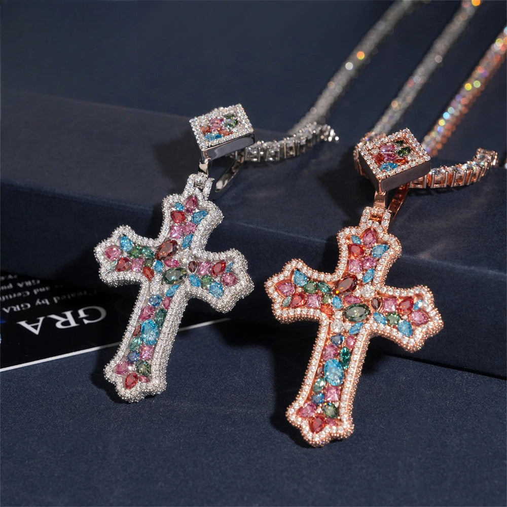 Cross Pendant Necklace for Men, image 2