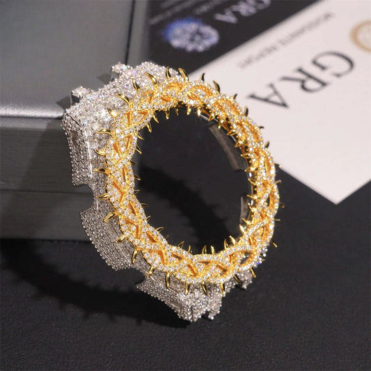 Iced Out Thorn Watch Bezel, image 2