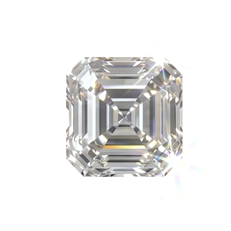 Asscher moissanite