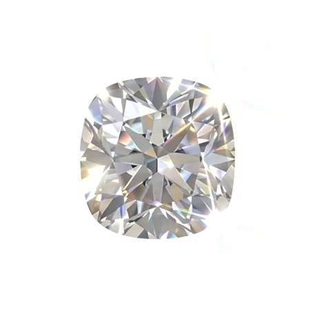 Cushion moissanite