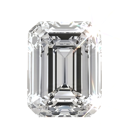 Emerald moissanite
