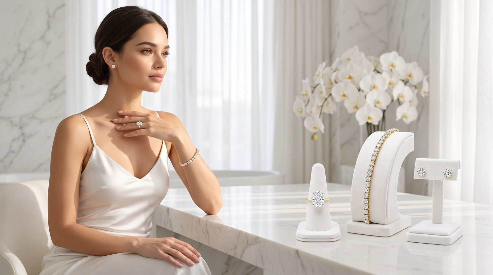 Lab-Grown Diamond Necklaces