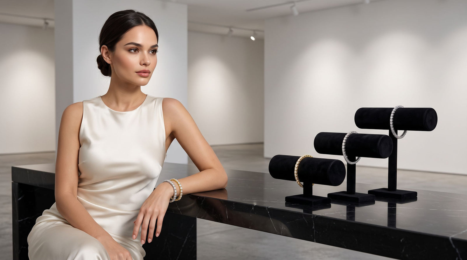 Lab-Grown Diamond Tennis Bracelets