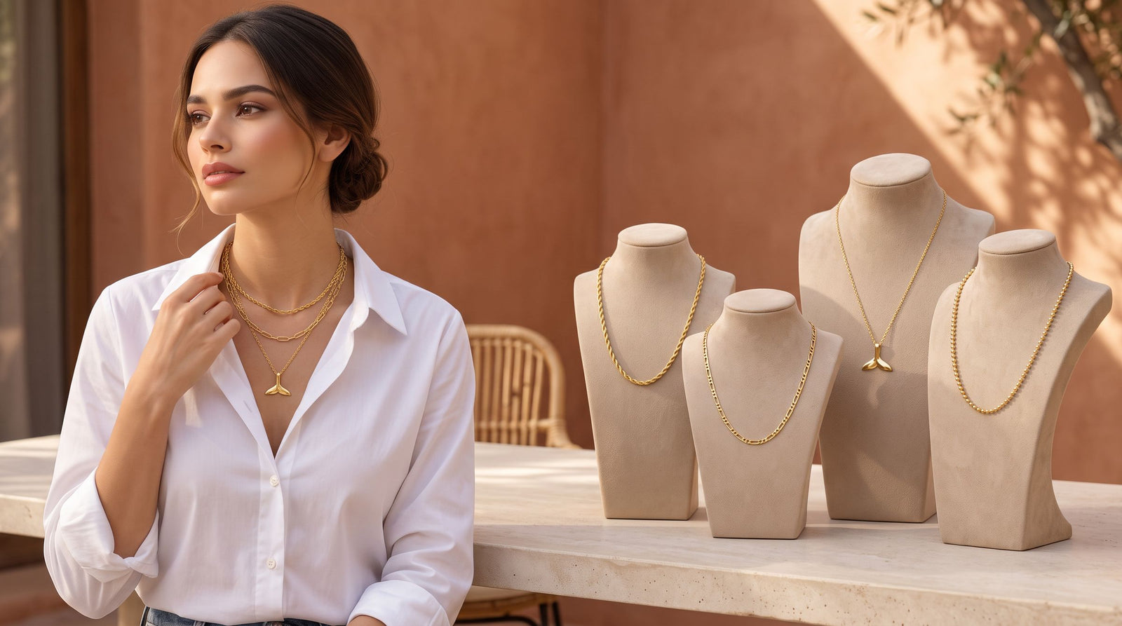Women's Gold Necklaces