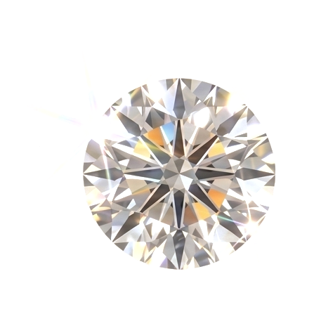 Round moissanite